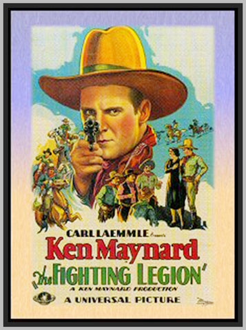 THE FIGHTING LEGION - 1930 - HARRY TODD - SILENT - RARE DVD