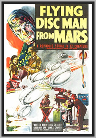 FLYING DISC MAN FROM MARS - 1950 - WALTER REED - RARE DVD