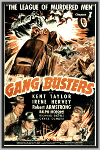 GANG BUSTERS - 1942 - KENT TAYLOR - RARE DVD