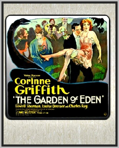 THE GARDEN OF EDEN - 1928 - CORINNE GRIFFITH - SILENT - RARE DVD