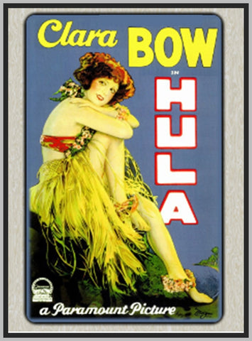 HULA - 1927 - CLARA BOW - SILENT - RARE DVD