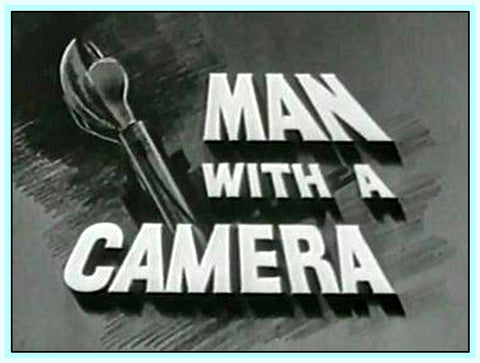 MAN WITH A CAMERA - AMERICAN CRIME DRAMA - 1950'S - 4 DVDS!