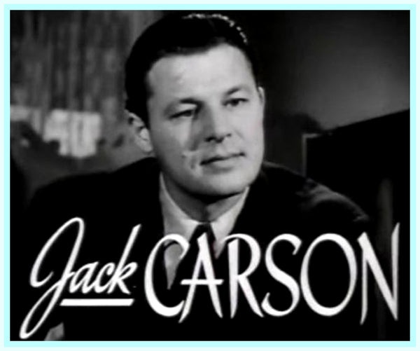 JACK CARSON SHOW – 1951 - RARE DVD – TV Museum DVDs