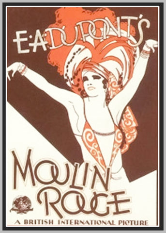 MOULIN ROUGE - 1928 - EVE GRAY - SILENT - RARE DVD
