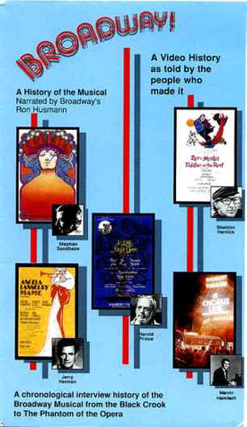 BROADWAY! A MUSICAL HISTORY - 10 HOURS - 5 DVDS