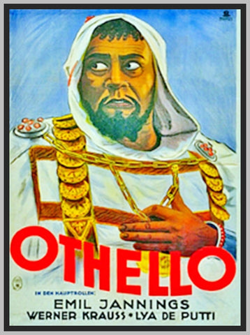 OTHELLO - 1922 - WERNER KRAUSS - SILENT - RARE DVD