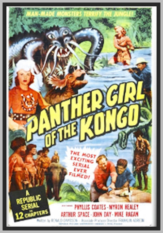 PANTHER GIRL OF THE KONGO - 1955 - ARTHUR SPACE - RARE DVD