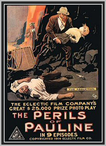 THE PERILS OF PAULINE - 1914 - PAUL PANZER - SILENT - RARE DVD
