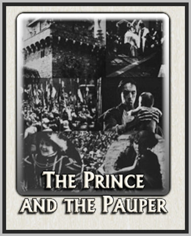 THE PRINCE AND THE PAUPER - 1920 - ADOLF WEISSE - SILENT - RARE DVD
