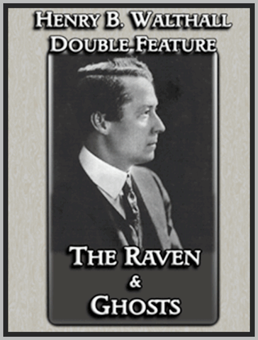 THE RAVEN / GHOSTS - 1915 - ELEANOR THOMPSON - SILENT - RARE DVD