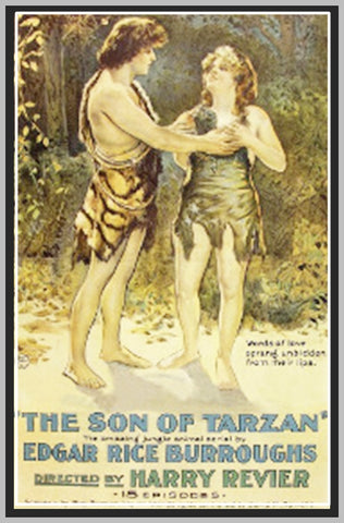THE SON OF TARZAN - 1920 - NITA MARTAN - SILENT - RARE DVD