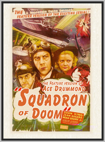 SQUADRON OF DOOM - 1949 - JEAN ROGERS - RARE DVD