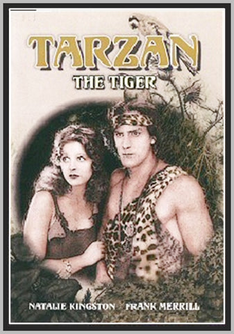 TARZAN THE TIGER - 1929 - SHELDON LEWIS - SILENT - RARE DVD