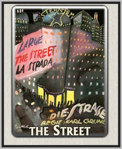 THE STREET - 1927 - MAX SCHRECK - SILENT - RARE DVD