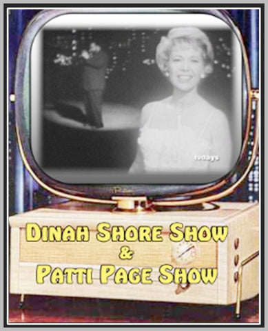 DINAH SHORE SHOW & PATTI PAGE SHOW - RARE DVD