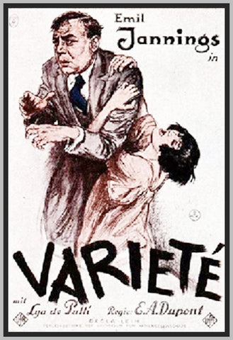 VARIETY - VARIETÉ - 1925 - LYA DE PUTTI - SILENT - RARE DVD