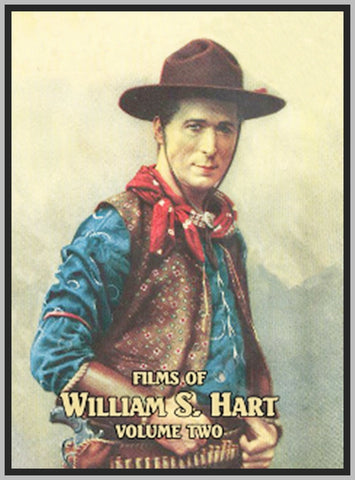 FILMS OF WILLIAM S. HART - #2 - SILENT - RARE DVD